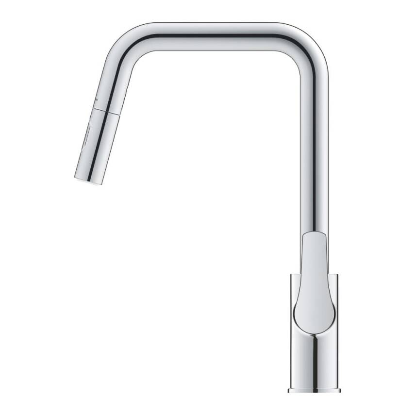 Grohe Eurosmart Kuğu Borulu Eviye Bataryası Krom 30619000 - 3