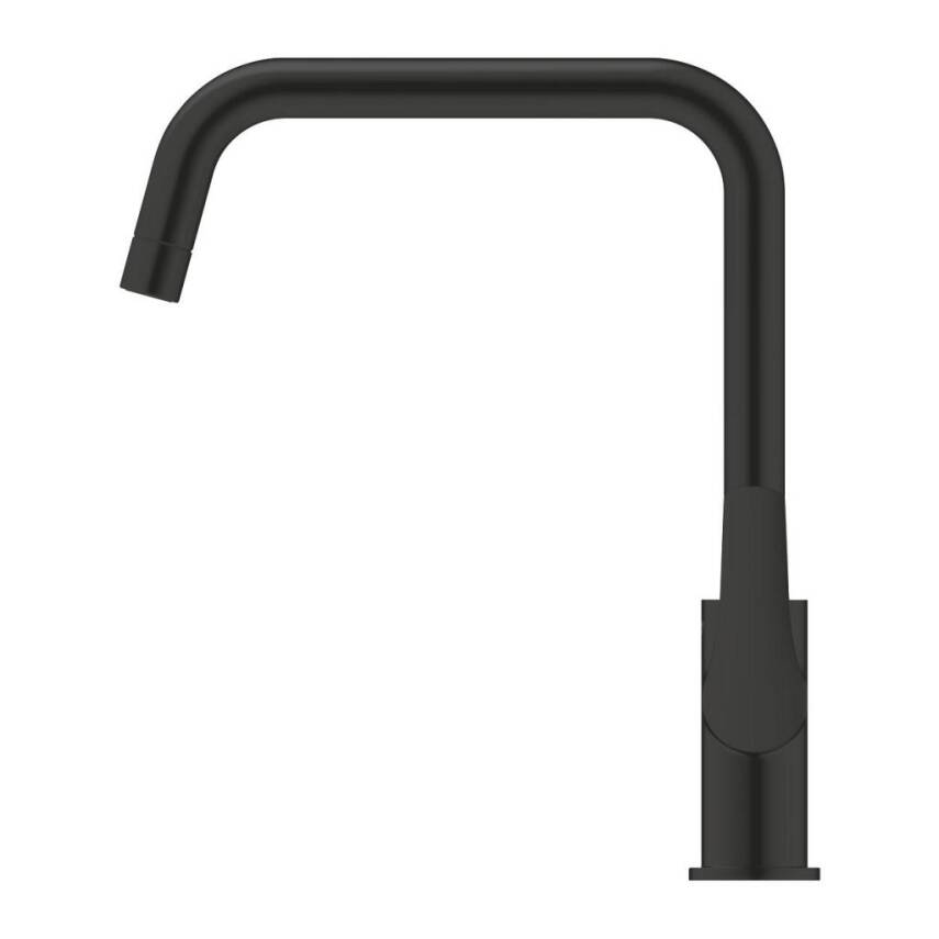 Grohe Eurosmart Kuğu Borulu Eviye Bataryası Mat Siyah 305672430 - 3