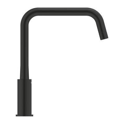 Grohe Eurosmart Kuğu Borulu Eviye Bataryası Mat Siyah 305672430 - 4
