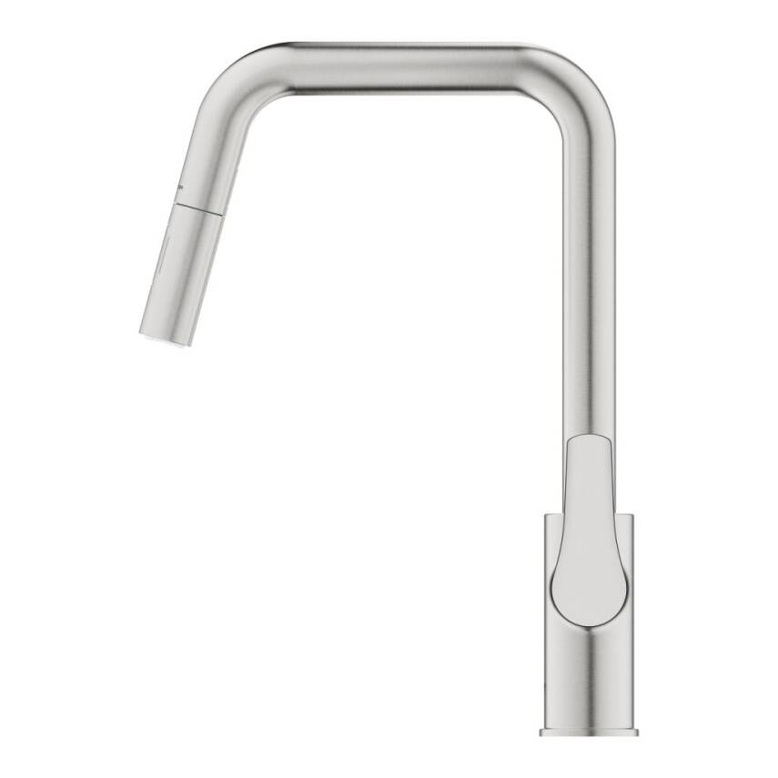 Grohe Eurosmart Kuğu Borulu Eviye Bataryası Paslanmaz Çelik 30619DC0 - 2