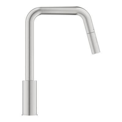 Grohe Eurosmart Kuğu Borulu Eviye Bataryası Paslanmaz Çelik 30619DC0 - 3