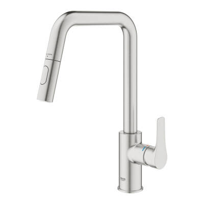 Grohe Eurosmart Kuğu Borulu Eviye Bataryası Paslanmaz Çelik 30619DC0 - 4