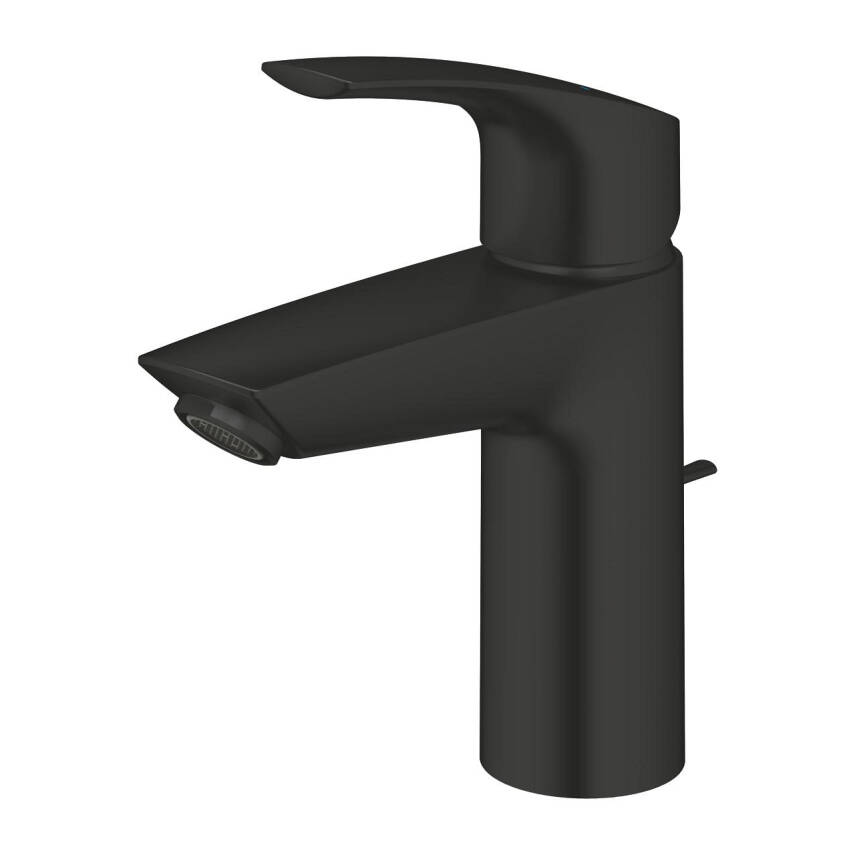 Grohe Eurosmart Lavabo Bataryası (Sifon Kumandalı) Mat Siyah 332652433 - 3