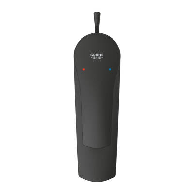 Grohe Eurosmart Lavabo Bataryası (Sifon Kumandalı) Mat Siyah 332652433 - 4