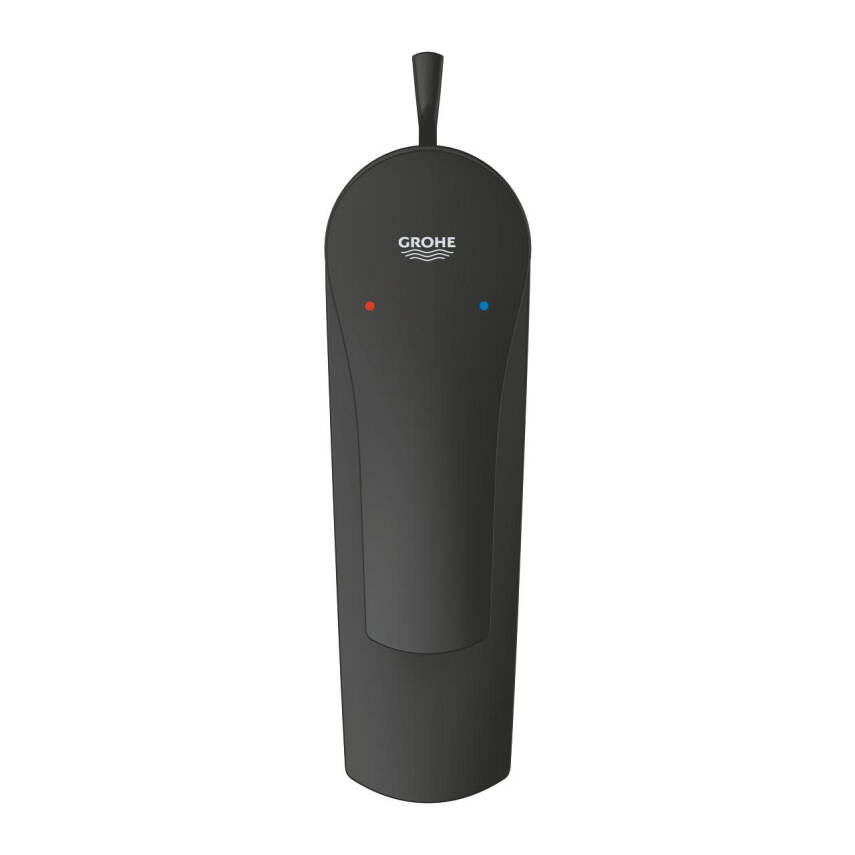 Grohe Eurosmart Lavabo Bataryası (Sifon Kumandalı) Mat Siyah 332652433 - 4