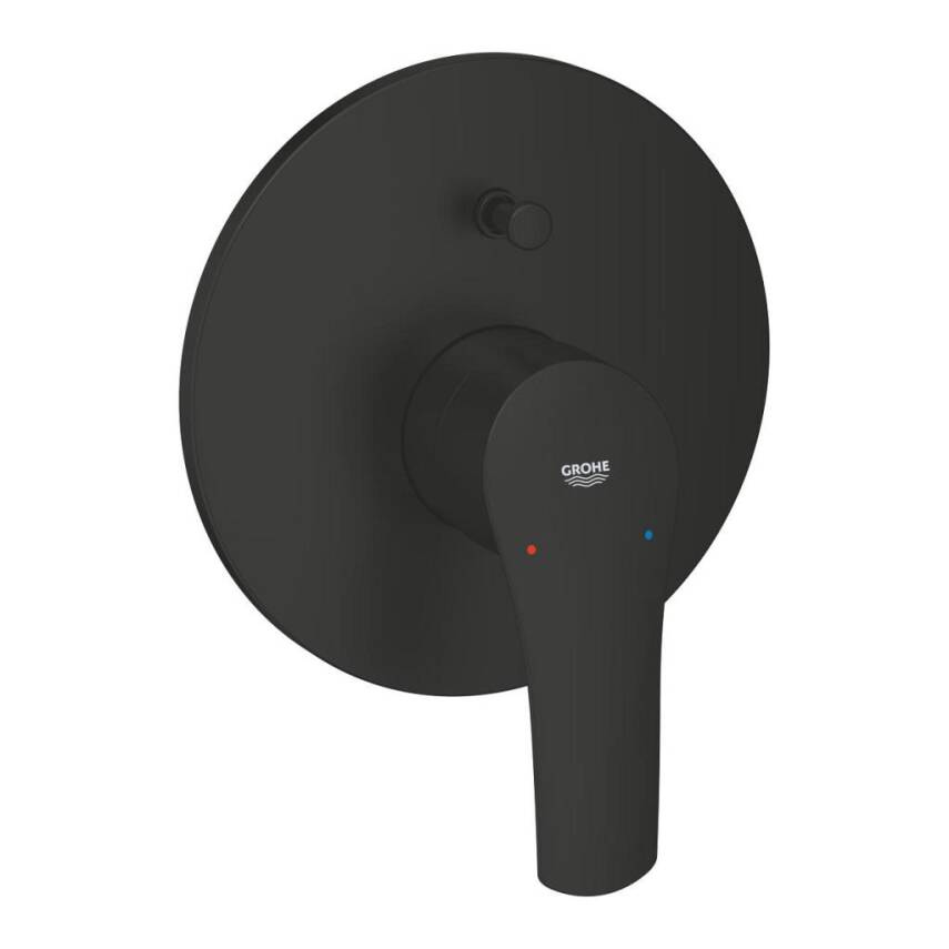 Grohe Eurosmart Ankastre Banyo/Duş Bataryası (Sıva Üstü Grubu), Mat Siyah 194502433 - 1