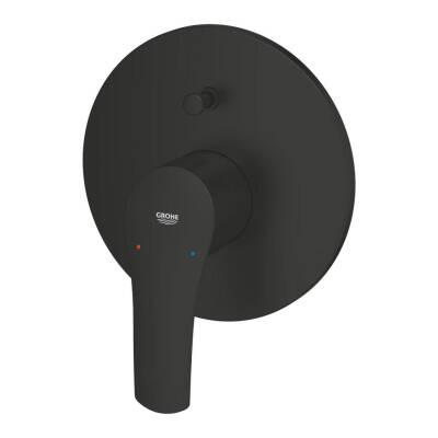 Grohe Eurosmart Ankastre Banyo/Duş Bataryası (Sıva Üstü Grubu), Mat Siyah 194502433 - 3