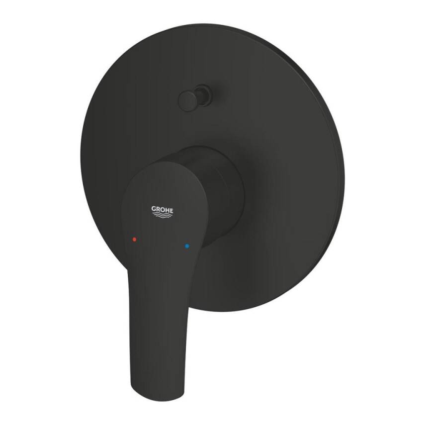 Grohe Eurosmart Ankastre Banyo/Duş Bataryası (Sıva Üstü Grubu), Mat Siyah 194502433 - 3