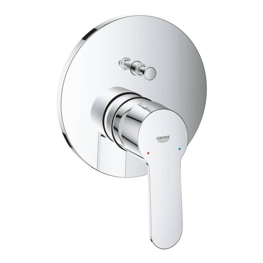 Grohe Eurostyle Cosmopolitan Ankastre Banyo Duş Bataryası (Sıva Üstü Grubu), 2 Yollu Krom 24052002 - 1