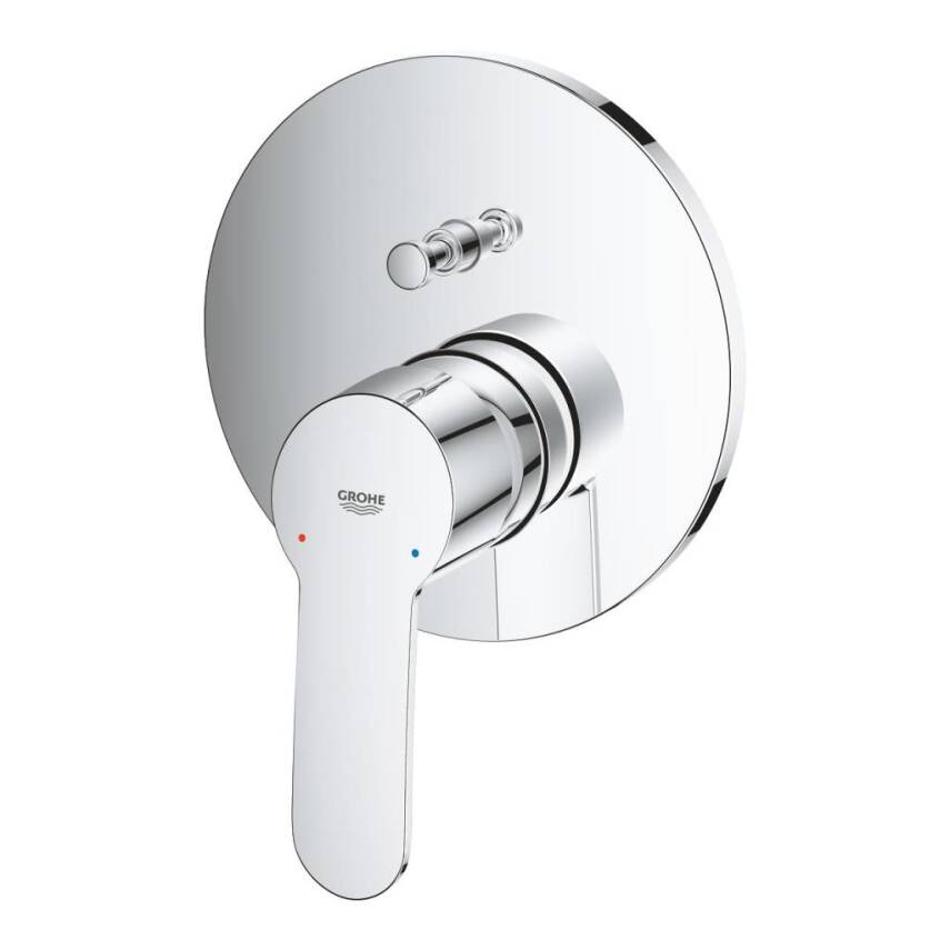 Grohe Eurostyle Cosmopolitan Ankastre Banyo Duş Bataryası (Sıva Üstü Grubu), 2 Yollu Krom 24052002 - 3