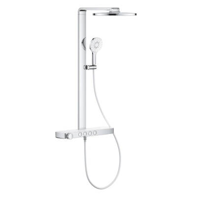 Grohe Rainshower Aqua Pure SmartControl Duş Sistemi, Duvara Monte, Termostatik Bataryalı Duş Kolonu Krom 1009640000 - 1
