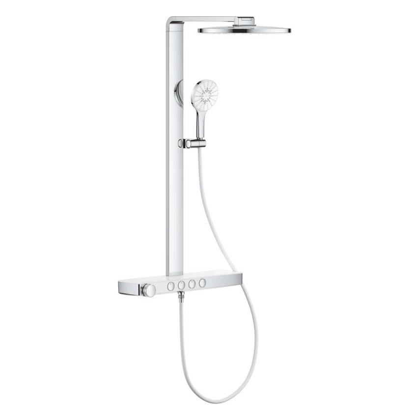 Grohe Rainshower Aqua Pure SmartControl Duş Sistemi, Duvara Monte, Termostatik Bataryalı Duş Kolonu Krom 1009640000 - 1