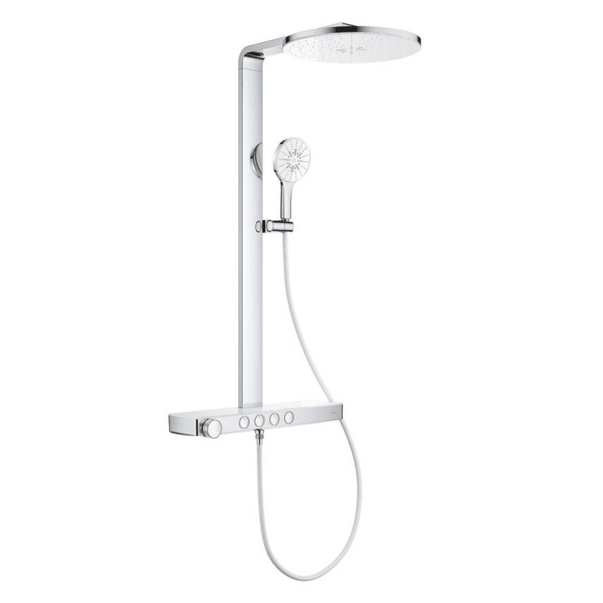 Grohe Rainshower Aqua Pure SmartControl Duş Sistemi, Duvara Monte, Termostatik Bataryalı Duş Kolonu Krom 1009640000 - 2