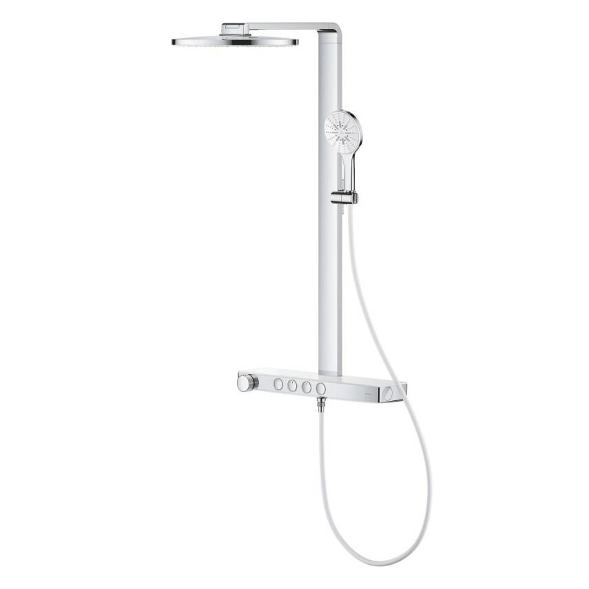 Grohe Rainshower Aqua Pure SmartControl Duş Sistemi, Duvara Monte, Termostatik Bataryalı Duş Kolonu Krom 1009640000 - 4