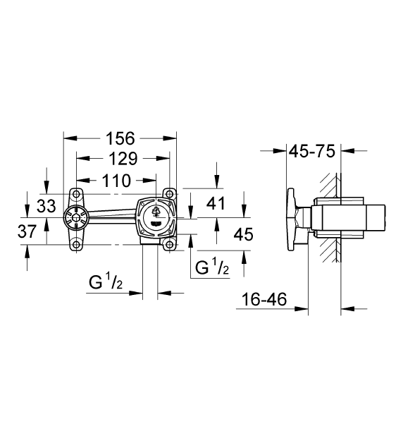 Grohe Grandera Ankastre İç Gövde 23319000 - 2