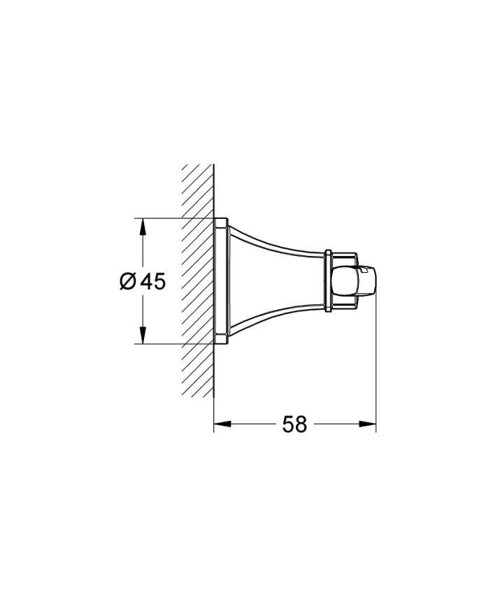 Grohe Grandera Havlu/Bornoz Askısı 40930000 - 3