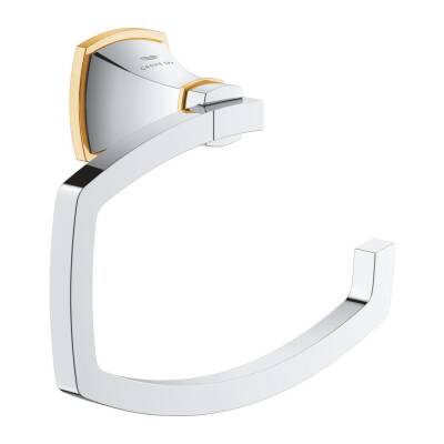 Grohe Grandera Tuvalet Kağıtlığı Krom/Altın 40908IG0 - 1