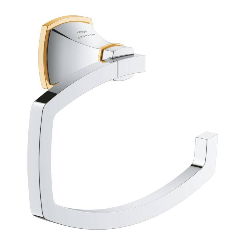 Grohe Grandera Tuvalet Kağıtlığı Krom/Altın 40908IG0 - 1