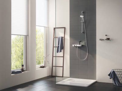 Grohe Grohtherm SmartControl Termostatik Duş Bataryası ve Sürgülü El Duş Takımı Krom 34721000 - 3