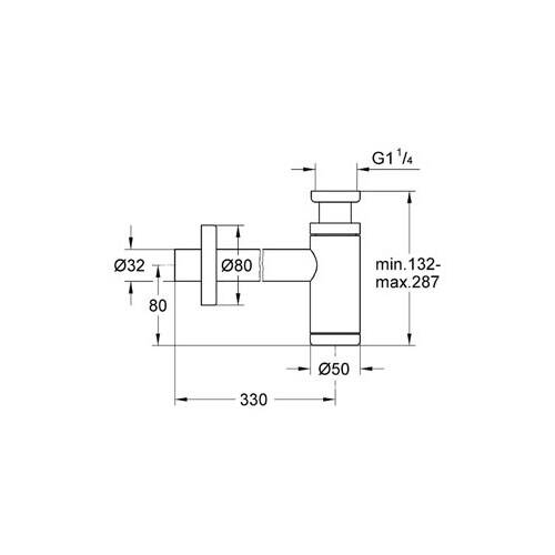 Grohe Lavabo Sifonu Krom 28912000 - 2