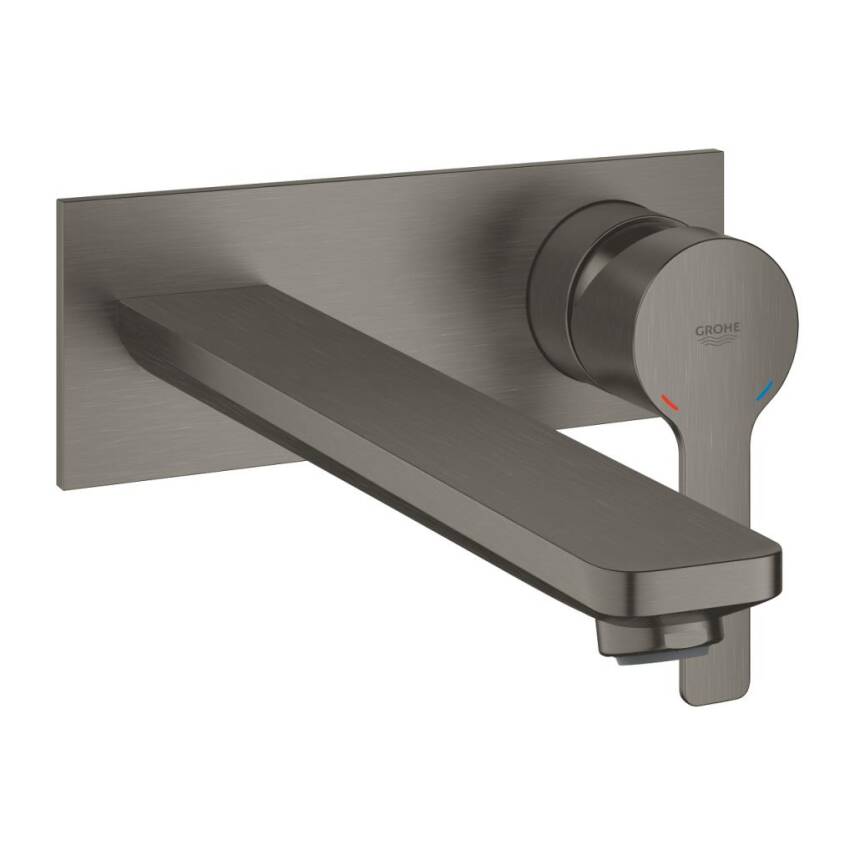 Grohe Lineare Ankastre 2 Delikli Lavabo Bataryası (Sıva Üstü Grubu) Fırçalı Sert Grafit 23444AL1 - 1