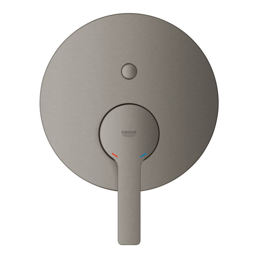 Grohe Lineare Ankastre Banyo/Duş Bataryası (Sıva Üstü Grubu), 2 Yollu, Fırçalı Sert Grafit 24064AL1 - 2