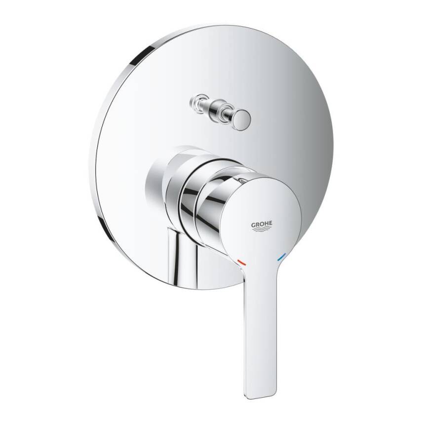 Grohe Lineare Ankastre Banyo/Duş Bataryası (Sıva Üstü Grubu) 2 Yollu Krom 24064001 - 1