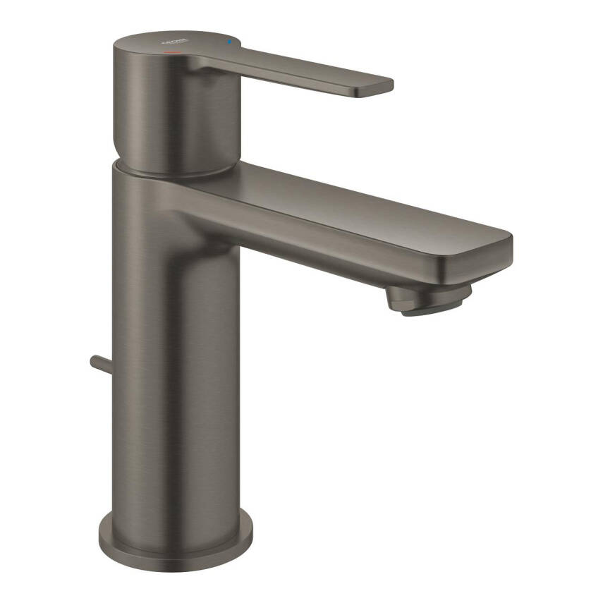Grohe Lineare Lavabo Bataryası Sifon Kumandalı Fırçalı Sert Grafit 32109AL1 - 1