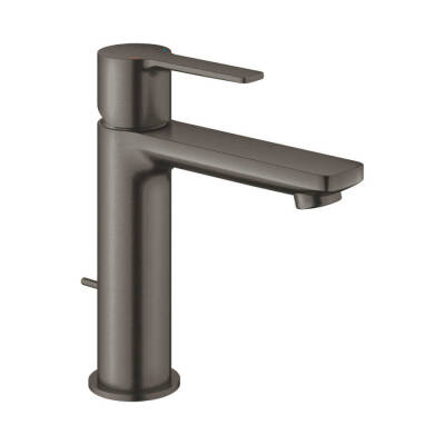 Grohe Lineare Sifon Kumandalı Lavabo Bataryası Fırçalı Sert Grafit 32114AL1 - 1
