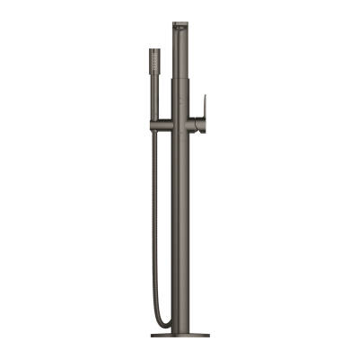 Grohe Lineare Yerden Küvet Bataryası (Sıva Üstü Grubu), Fırçalı Sert Grafit 23792AL1 - 1