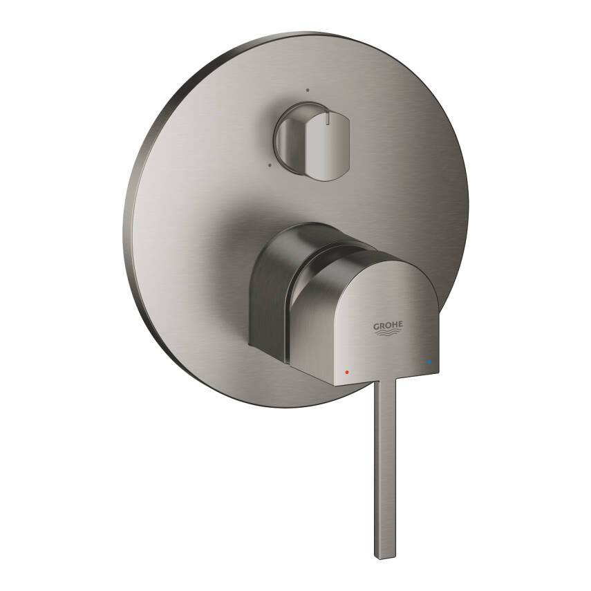Grohe Plus Ankastre Banyo Bataryası (3 Yollu Sıva Üstü Grubu) Fırçalı Sert Grafit 24093AL3 - 1