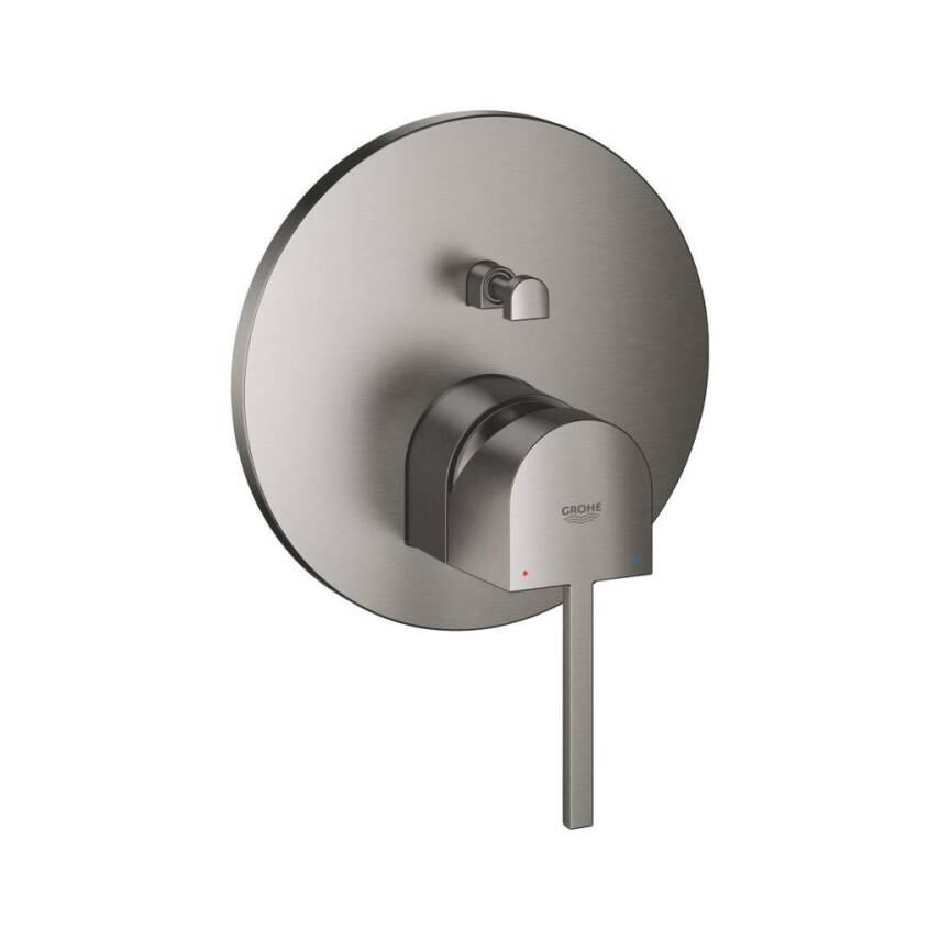 Grohe Plus Ankastre Banyo/Duş Bataryası (Sıva Üstü Grubu) Fırçalı Sert Grafit 24060AL3 - 1