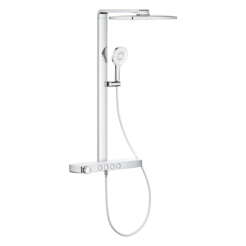 Grohe Rainshower Aqua Pure SmartControl Duş Sistemi, Duvara Monte, Termostatik Bataryalı Duş Kolonu Krom 1009610000 - 1