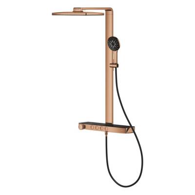 Grohe Rainshower Aqua Pure SmartControl Duş Sistemi, Duvara Monte, Termostatik Bataryalı Duş Kolonu, Parlak Bakır 100961DA00 - 4