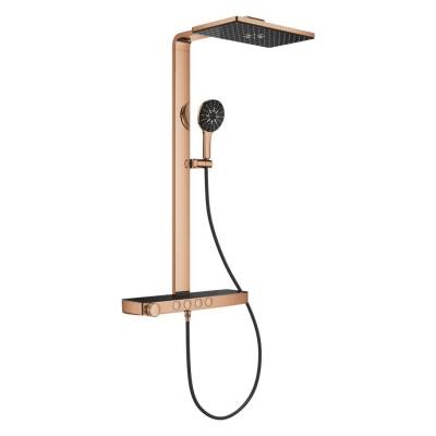 Grohe Rainshower Aqua Pure SmartControl Duş Sistemi, Duvara Monte, Termostatik Bataryalı Duş Kolonu, Parlak Bakır 100961DA00 - 2