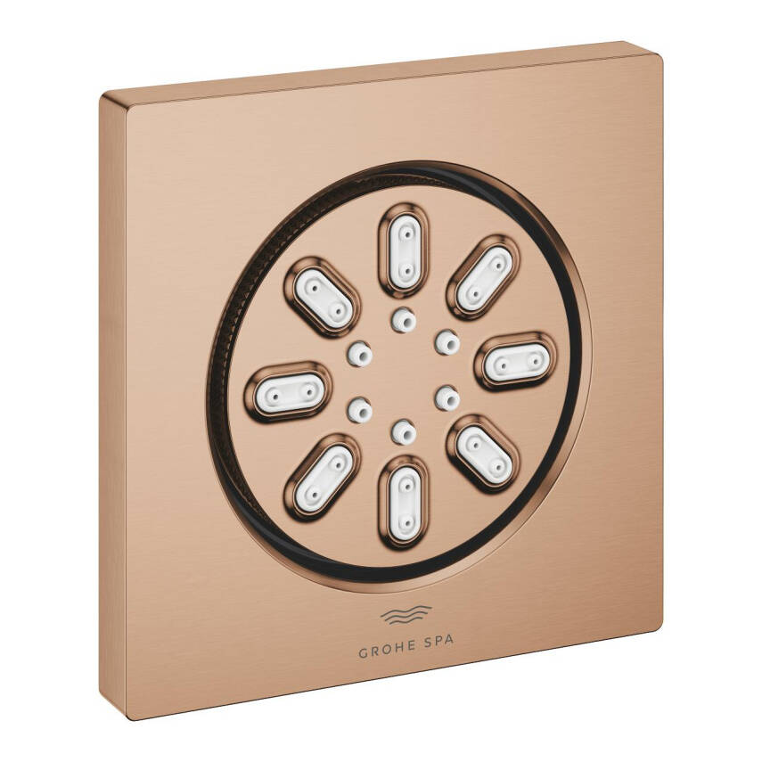 Grohe Rainshower Aqua Yan Jet, 2 Fonksiyonlu, Fırçalı Bakır - 1