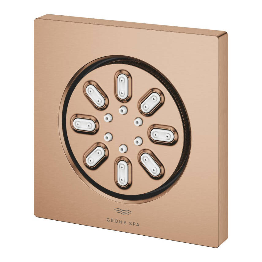 Grohe Rainshower Aqua Yan Jet, 2 Fonksiyonlu, Fırçalı Bakır - 4
