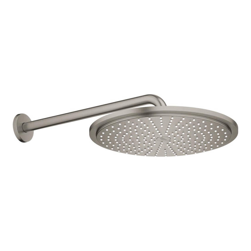 Grohe Rainshower Cosmopolitan Tepe Duşu ve Dirseği 38cm Fırçalı Sert Grafit 26066AL0 - 2