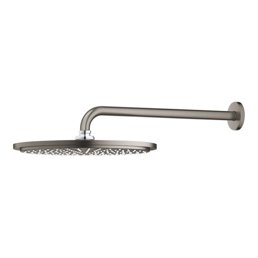 Grohe Rainshower Cosmopolitan Tepe Duşu ve Dirseği 38cm Fırçalı Sert Grafit 26066AL0 - 4