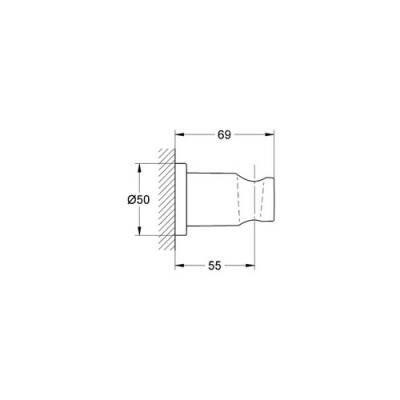 Grohe Rainshower El Duşu Askısı Krom 27074000 - 2