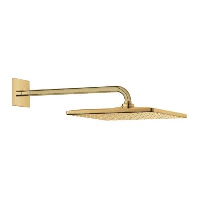 Grohe Rainshower Mono 310 Cube Tepe Duşu Seti, 31 cm, Tek Fonksiyonlu, Parlak Altın 26564GL0 - 1