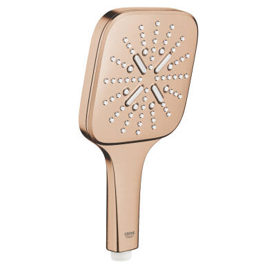 Grohe RainShower SmartActive 130 Cube El Duşu 3 Akışlı Fırçalı Bakır 26582DL0 - 1