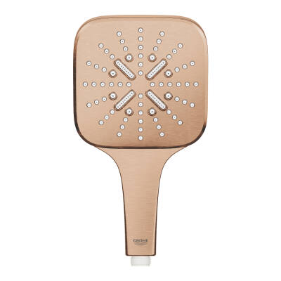 Grohe RainShower SmartActive 130 Cube El Duşu 3 Akışlı Fırçalı Bakır 26582DL0 - 2