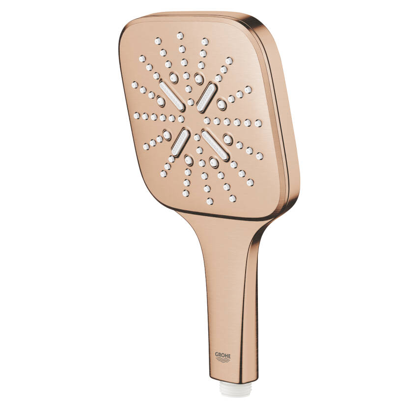 Grohe RainShower SmartActive 130 Cube El Duşu 3 Akışlı Fırçalı Bakır 26582DL0 - 3