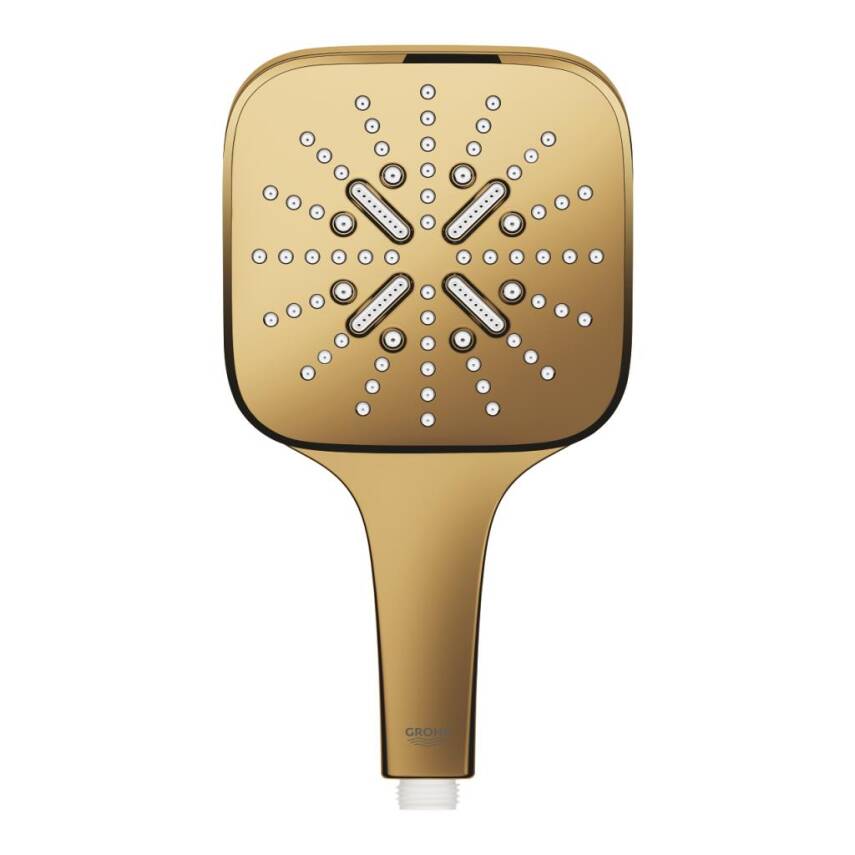 Grohe RainShower SmartActive 130 Cube El Duşu, 3 Akışlı, Parlak Altın 26582GL0 - 2