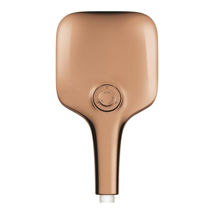 Grohe RainShower SmartActive 130 Cube El Duşu, 3 Fonksiyonlu ,Parlak Bakır 26582DA0 - 2