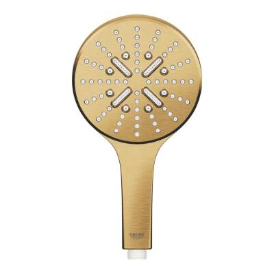 Grohe RainShower SmartActive 130 El Duşu, 3 Akışlı, Fırçalı Altın 26574GN0 - 2