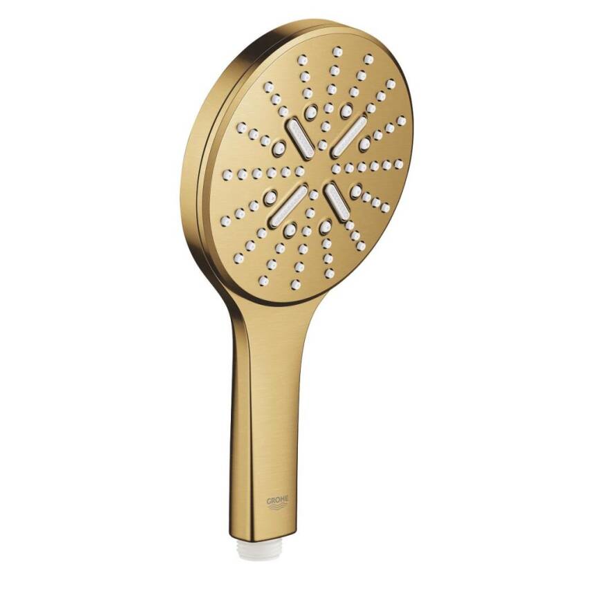 Grohe RainShower SmartActive 130 El Duşu, 3 Akışlı, Fırçalı Altın 26574GN0 - 1