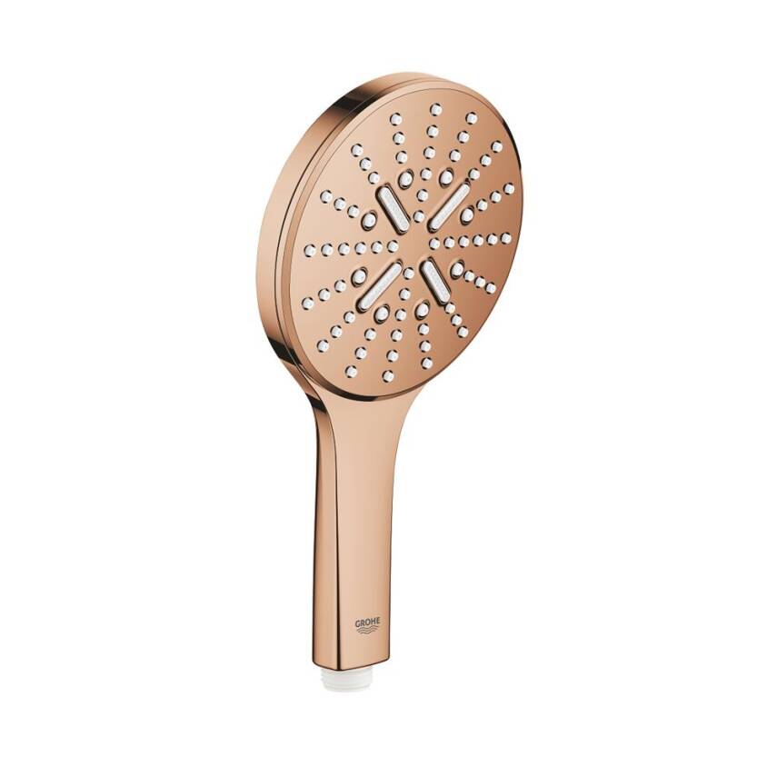 Grohe RainShower SmartActive 130 El Duşu, 3 Akışlı, Parlak Bakır 26574DA0 - 1