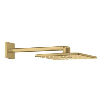 Grohe Rainshower SmartActive 310 Cube Tepe Duşu Seti 31 cm 2 Akışlı Fırçalı Altın 26479GN0 - 1